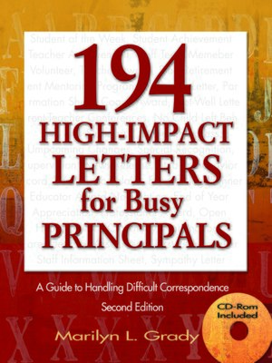 cover image of 194 High-Impact Letters for Busy Principals